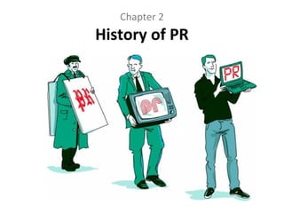 Chapter 2
History of PR
 