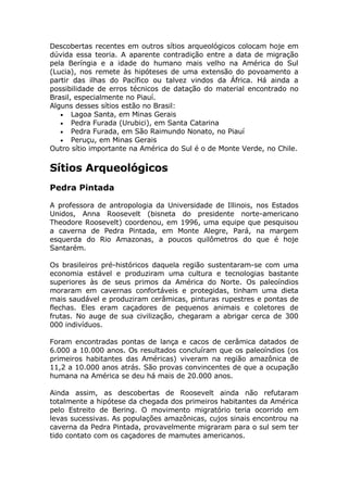 Pré Descobrimento Do Brasil