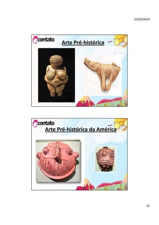 25/02/2010




      Arte Pré‐
      Arte Pré‐histórica




Arte Pré‐
Arte Pré‐histórica da América




                                       10
 