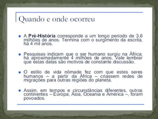 Pré -história