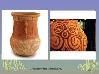 Urna funerária Marajoara.   