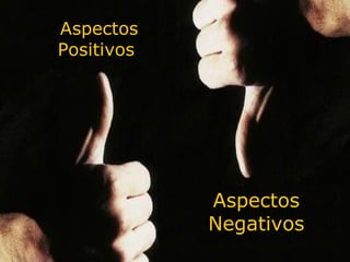 Aspectos Positivos  Aspectos Negativos 