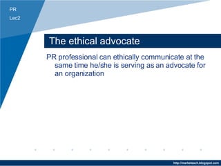 PR Lecture 4 | PPT