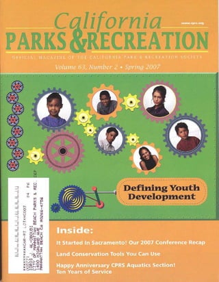 P&R Magazine Vol 63 Number 2 Spring 2007