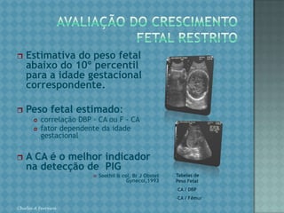 DETECÇÃO DE MALFORMAÇÕES