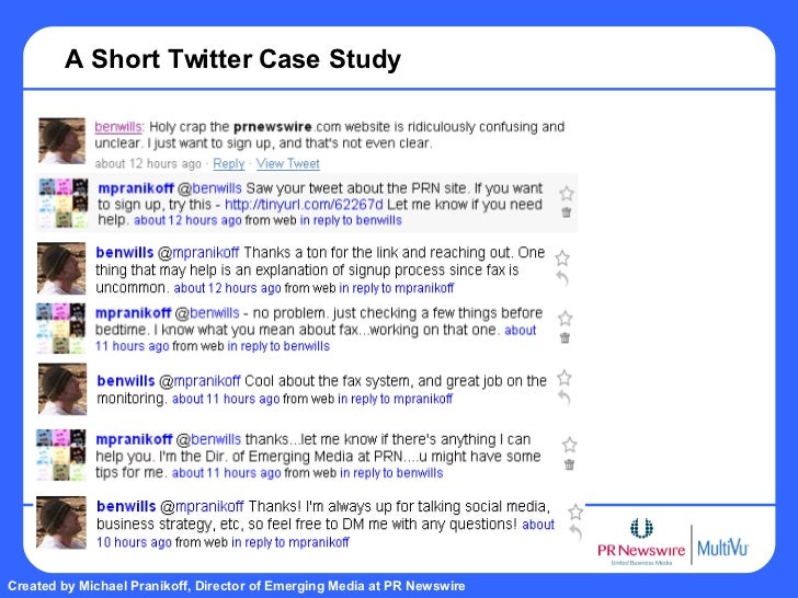 Twitter case study interview image