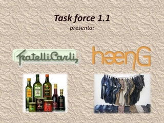 Task force 1.1
presenta:
 