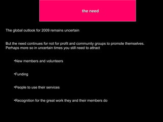 Not for Profit PR Tips For 2009