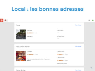 Local : les bonnes adresses

22

 