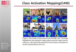 7
ARTIFICIAL
INTELLIGENCE
RESEARCH
INSTITUTE
Class Activation Mapping(CAM)
 