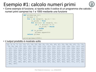 Python@Unina - Exercises | PPT
