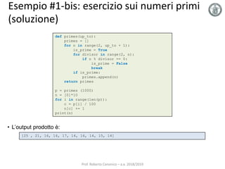 Python@Unina - Exercises | PPT