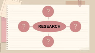.
RESEARCH
?
?
?
?
 