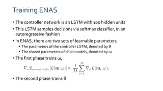 Efficient Neural Architecture Search via Parameter Sharing | PDF
