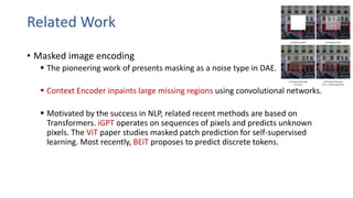 PR-355: Masked Autoencoders Are Scalable Vision Learners | PDF