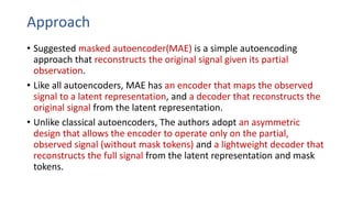 PR-355: Masked Autoencoders Are Scalable Vision Learners | PDF