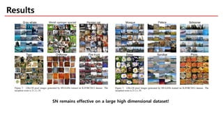Results
SN remains effective on a large high dimensional dataset!
 