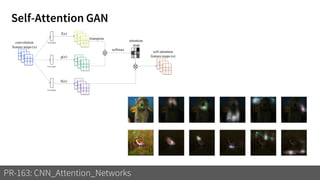 Self-Attention GAN
PR-163: CNN_Attention_Networks
 