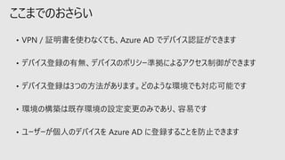 ここまでのおさらい
 