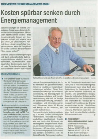 Energiemanagement für Unternehmen