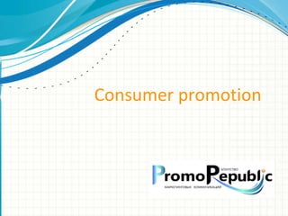Эмблема
организации
Consumer promotion
 