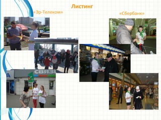 Листинг
«Эр-Телеком» «Сбербанк»
 