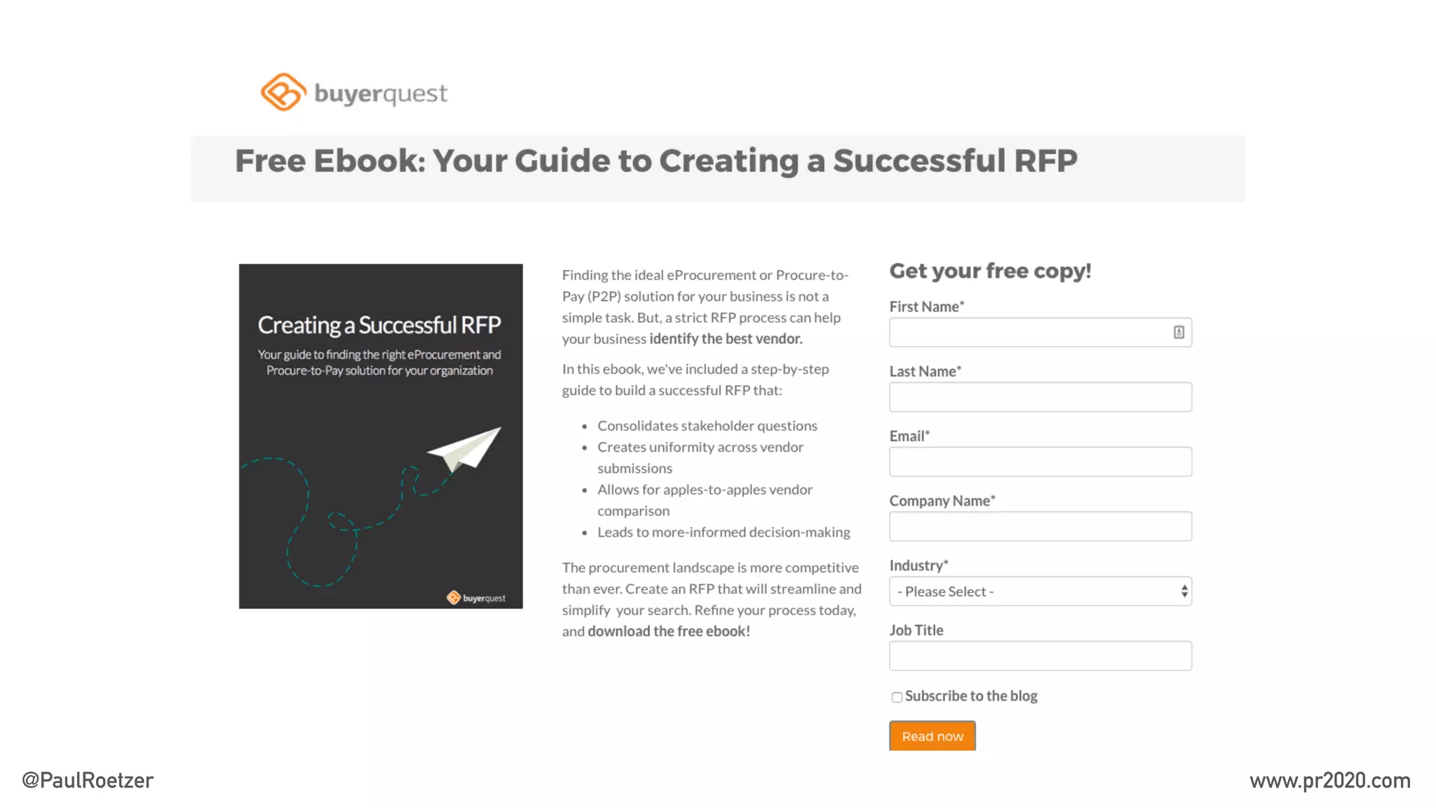 @PaulRoetzer www.pr2020.com
 