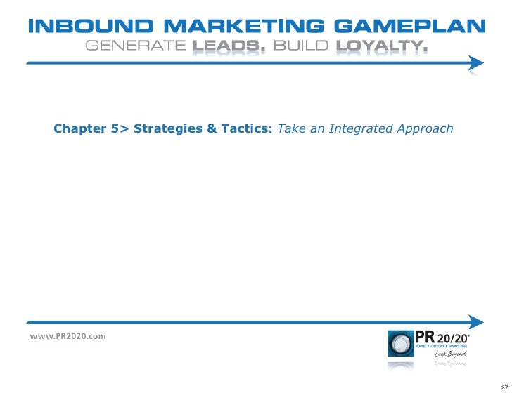 Inbound Marketing GamePlan