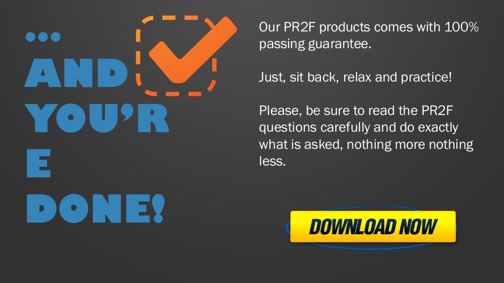 PR2F Testantworten