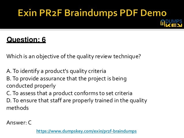 PR2F Prüfungen | Maxtic