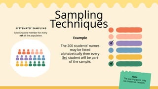 practical research RANDOM SAMPLING TECHNIQUES | PPTX