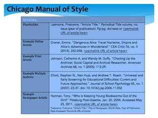 Chicago Manual of Style
 