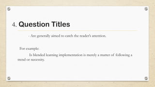 Question Title Examples Practical Research 2 Research title.pptx