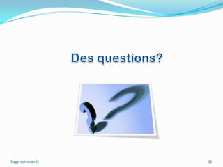 Stage technicien I3   32
 