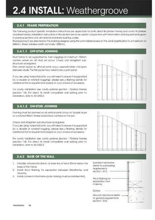 Practical assessment 3 - Install horizontal and vertical sheet panels 