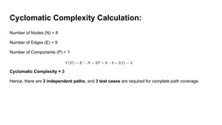 Estimation of Test Coverage and Structural Complexity | PDF