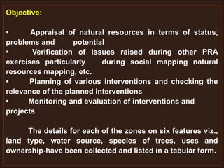 Pra Forms Ppt on Participatory rural appraisal (PRA) | PPTX