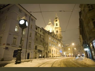 Praag bij nacht