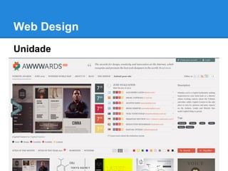 Web Design
Unidade
 