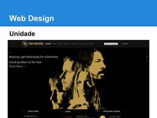 Web Design
Unidade
 
