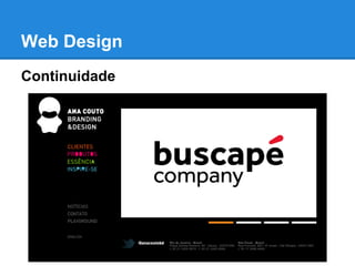 Web Design
Continuidade
 