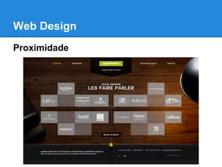 Web Design
Proximidade
 