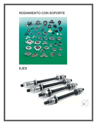 RODAMIENTO CON SOPORTE
EJES