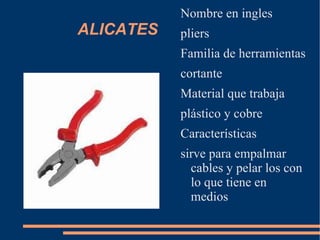 Familia de herramientas