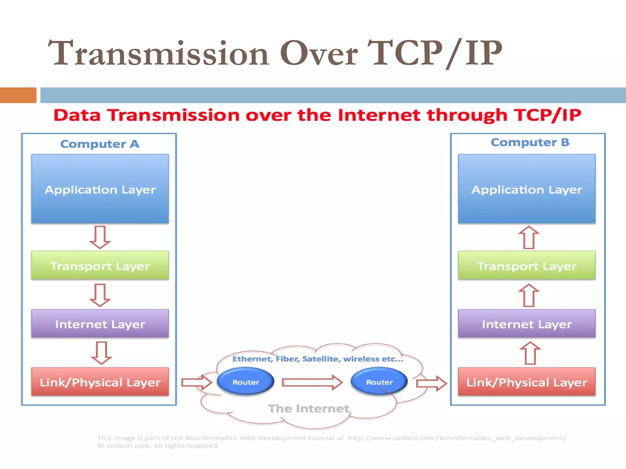 Transmission Over TCP/IP
 