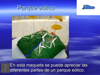 Molino de viento de palo