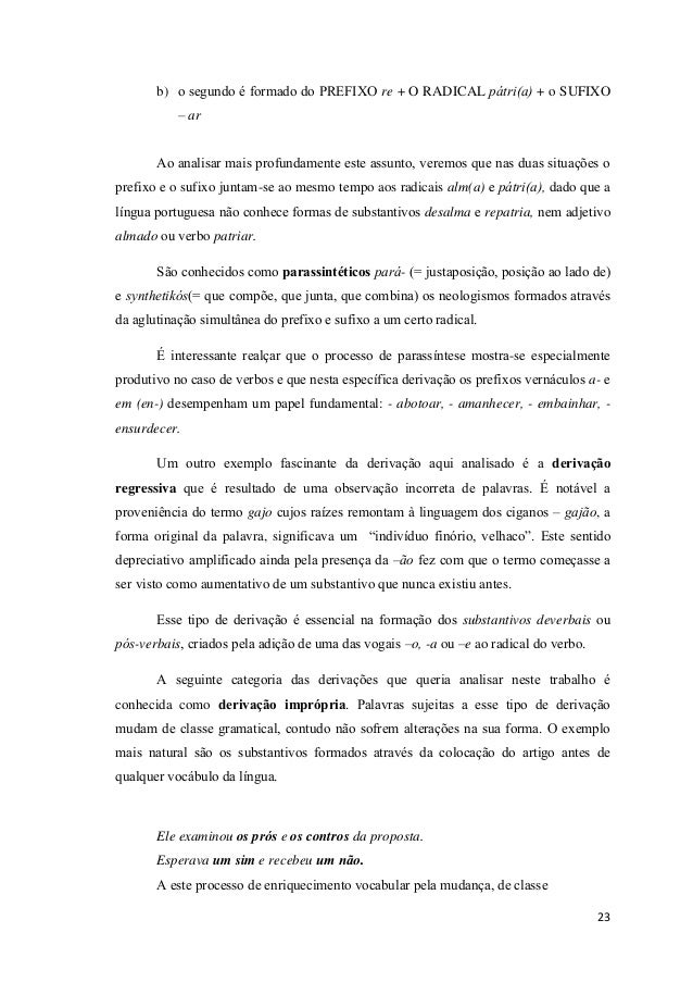 O sufixo patia significa Clearance