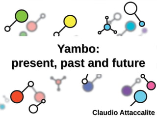 Yambo:Yambo:
present, past and futurepresent, past and future
Claudio AttaccaliteClaudio Attaccalite
 