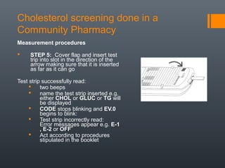 Cholesterol Screening | PPT