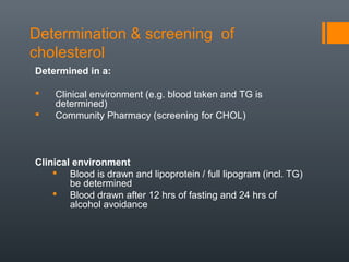 Cholesterol Screening | PPT